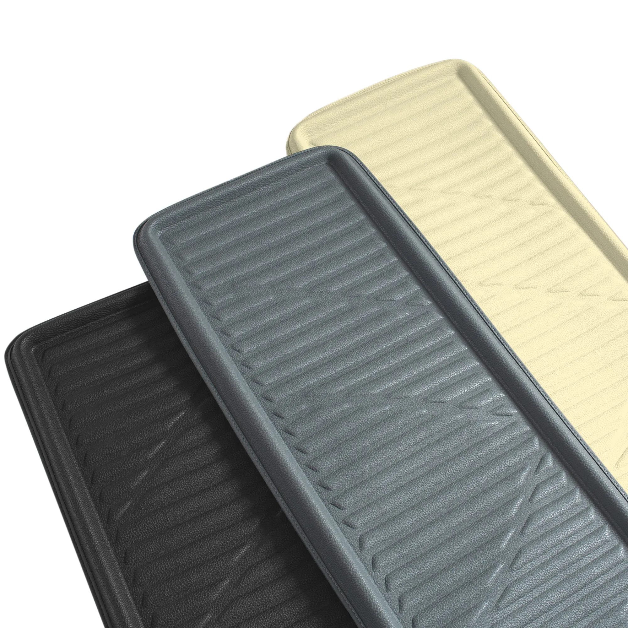 2011 - 2020 Toyota Sienna Faux Leather Custom Fit trunk Mats - Gray