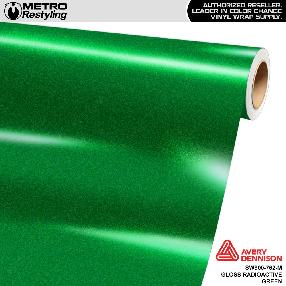 Avery Dennison SW900 Gloss Radioactive Green Vinyl Wrap | SW900-762-M