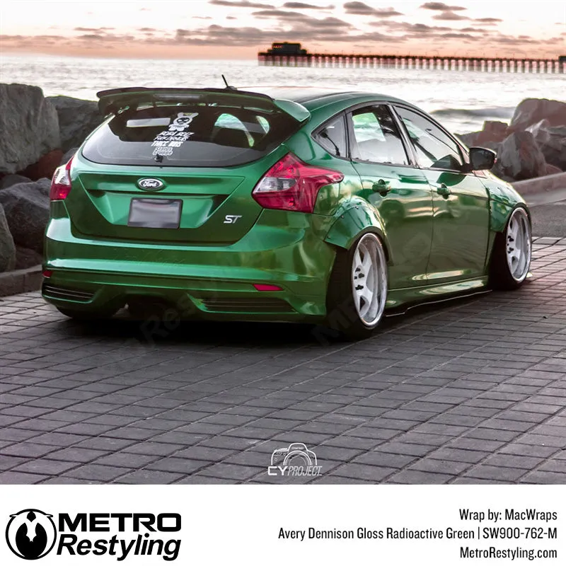 Avery Dennison SW900 Gloss Radioactive Green Vinyl Wrap | SW900-762-M