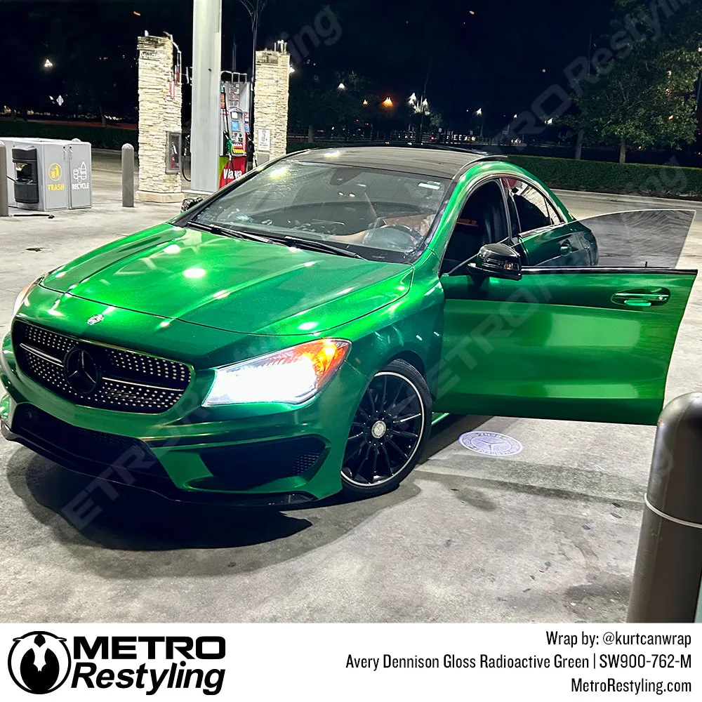 Avery Dennison SW900 Gloss Radioactive Green Vinyl Wrap | SW900-762-M