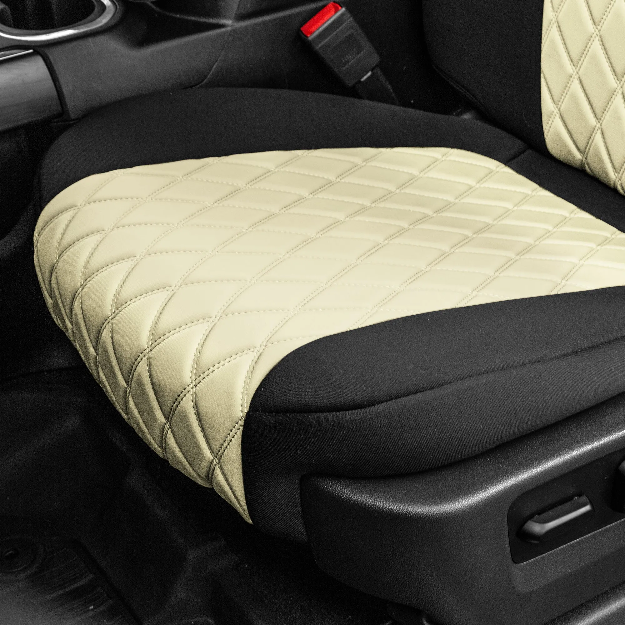 Chevrolet Silverado 1500 2500HD 3500HD WT | LT  2019 - 2023 -  Front Set Seat Covers - Beige Ultraflex Neoprene