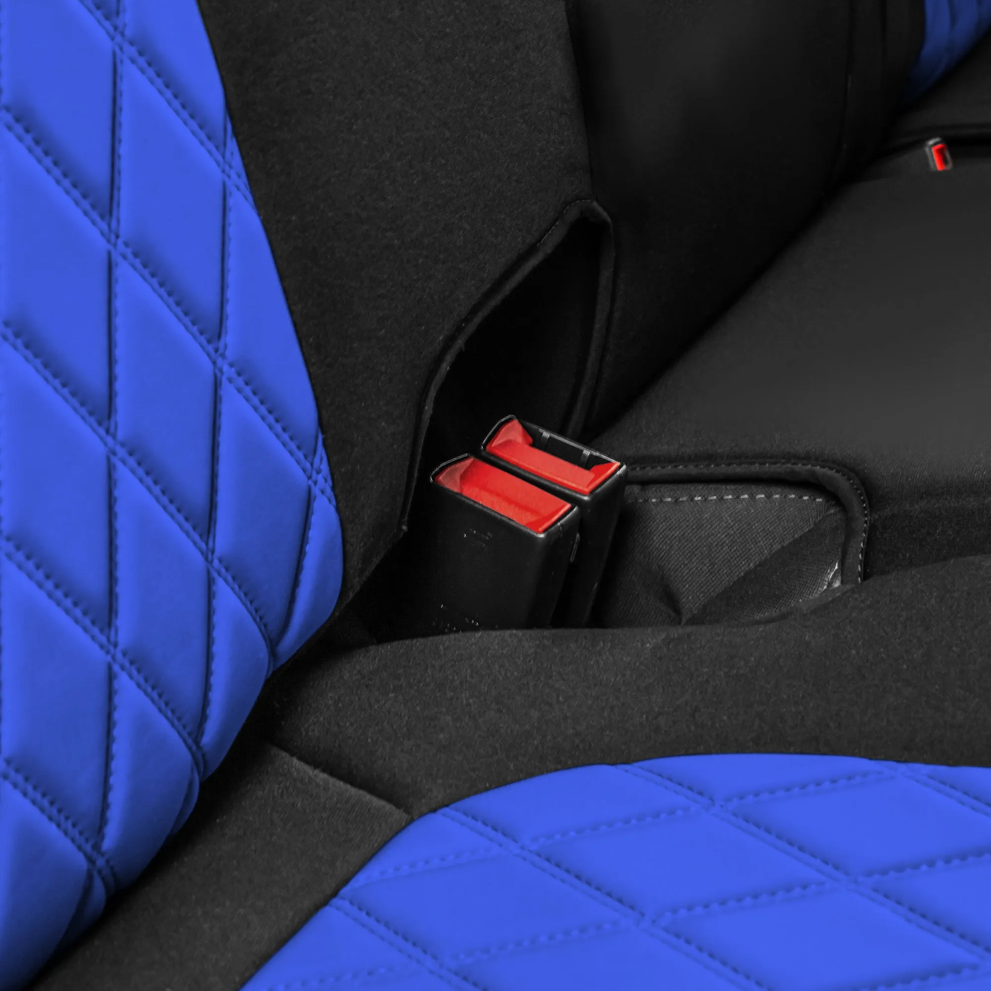 Chevrolet Silverado 1500 2500HD 3500HD WT | LT  2019 - 2023 - Full Set Seat Covers - Blue Ultraflex Neoprene