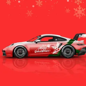 Christmas Custom Design Car Wrap