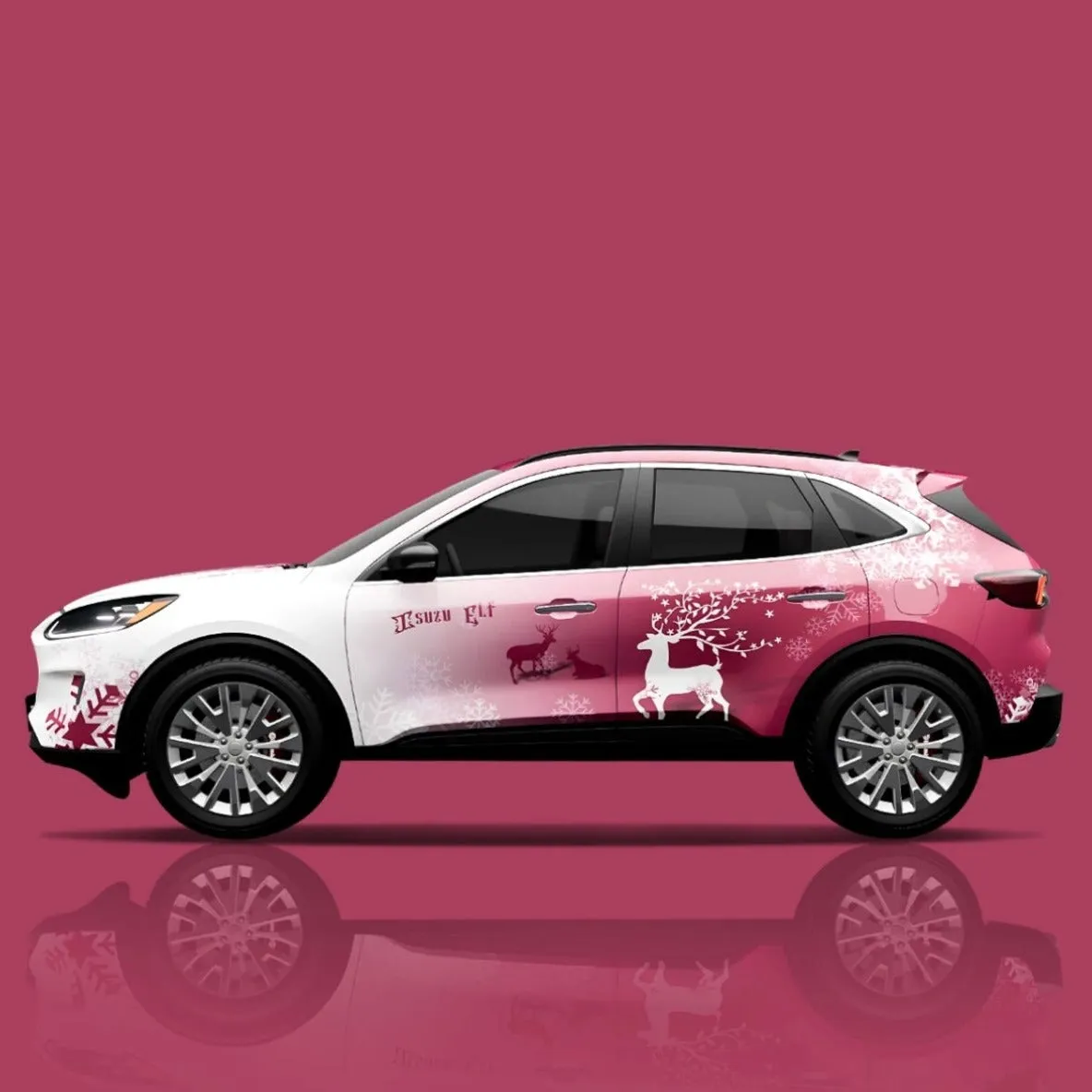 Christmas Custom Design Car Wrap