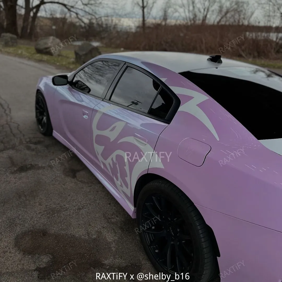 Color Shift Aurora Lavender Green Vinyl Wrap