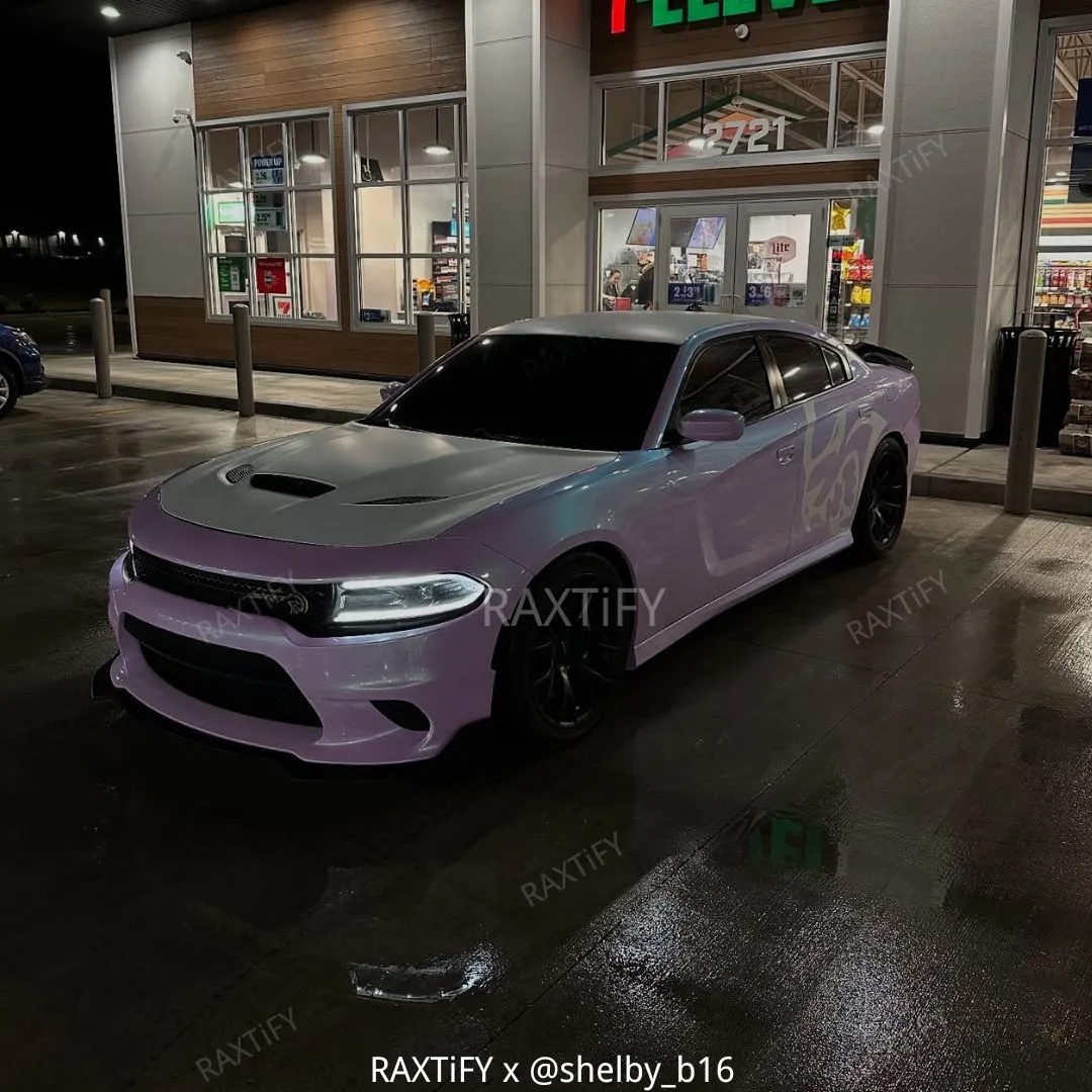 Color Shift Aurora Lavender Green Vinyl Wrap