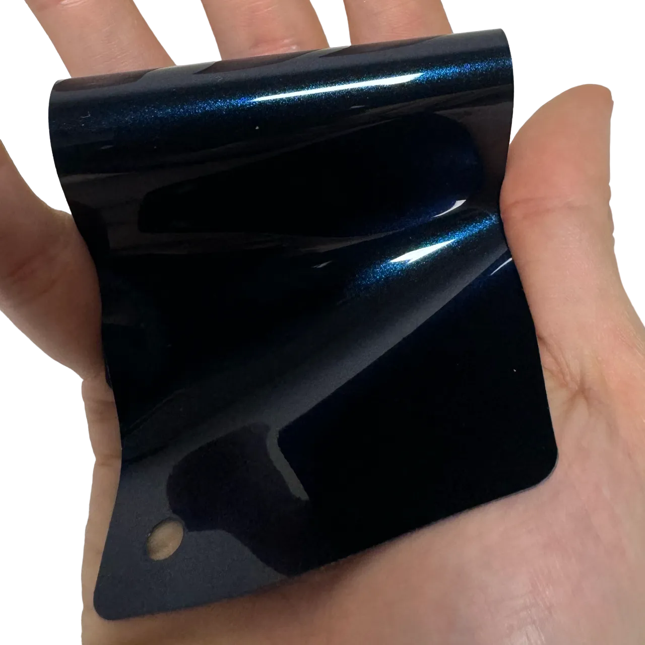 Color Shift Glitter Black Blue Vinyl Wrap