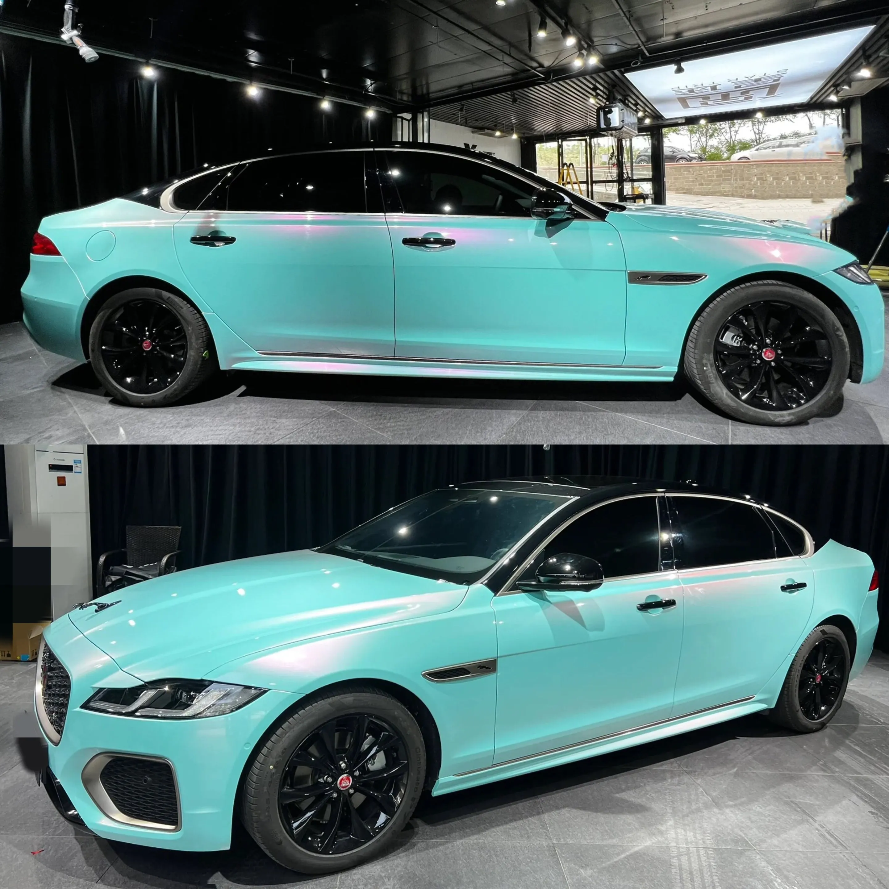 Color Shift Pearl Racing Tiffany Vinyl Wrap