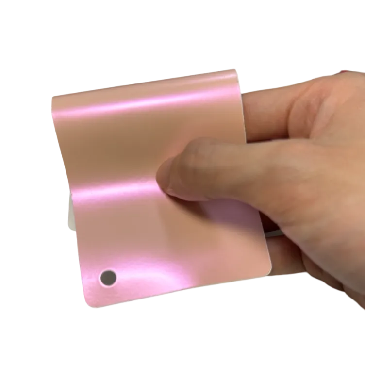 Color Shift Satin Pink Purple Vinyl Wrap