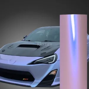 Color Shift Silver Purple Vinyl Wrap