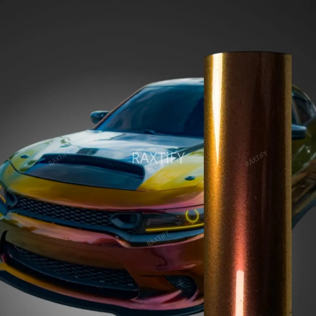 Color Shift Spectrum Ruby Gold Vinyl Wrap