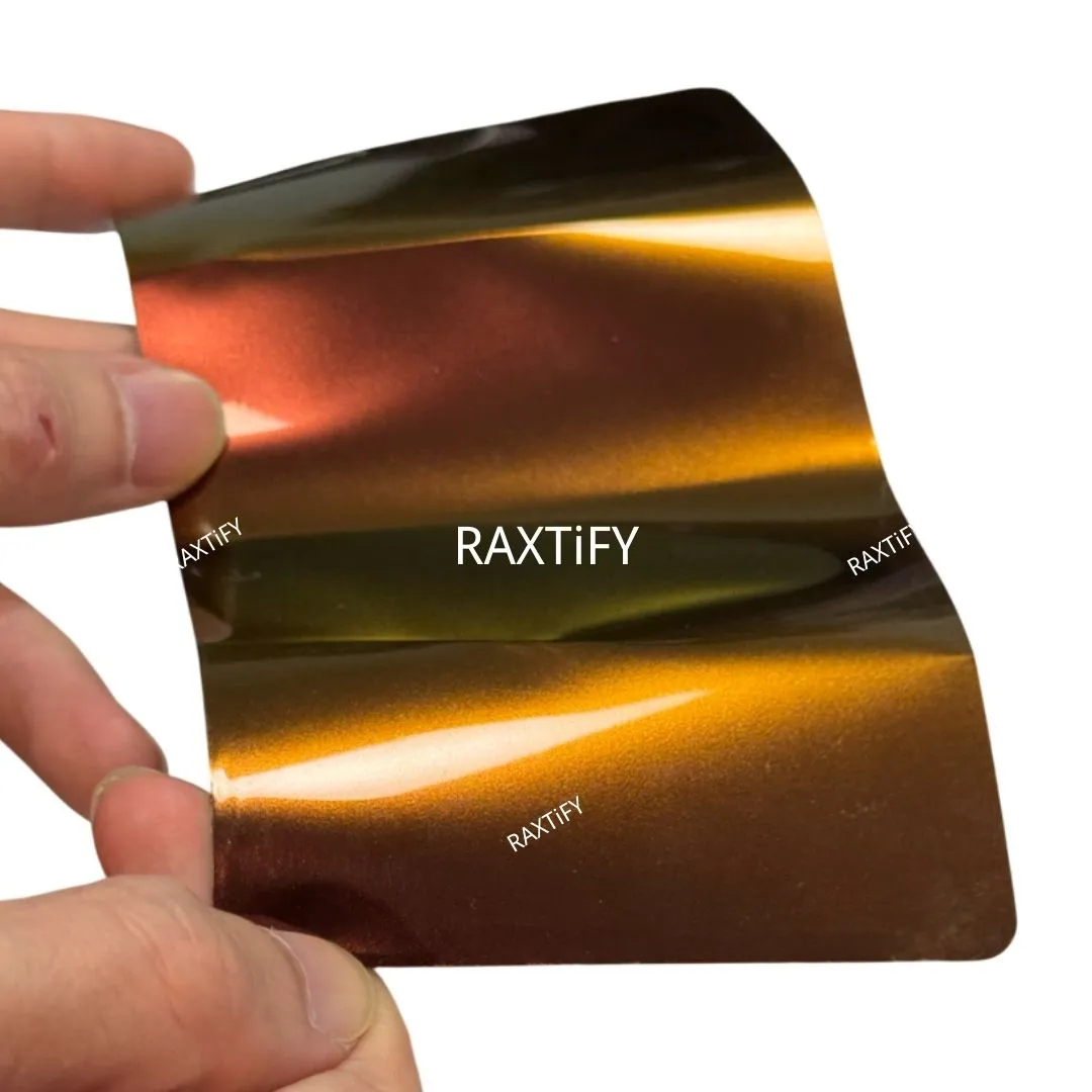 Color Shift Spectrum Ruby Gold Vinyl Wrap