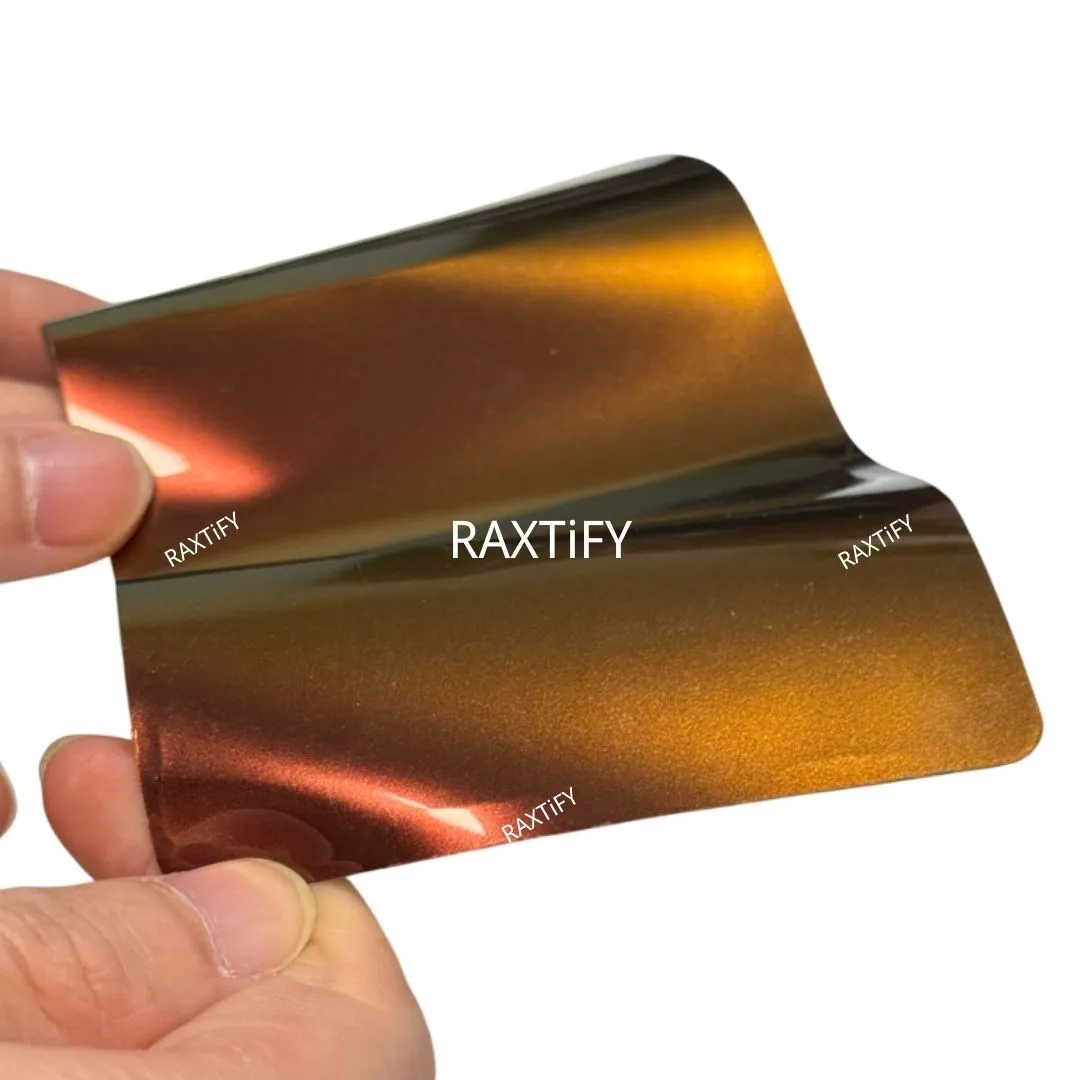 Color Shift Spectrum Ruby Gold Vinyl Wrap