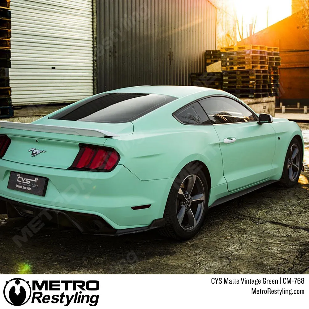 CYS Matte Vintage Green Vinyl Wrap | CM-768