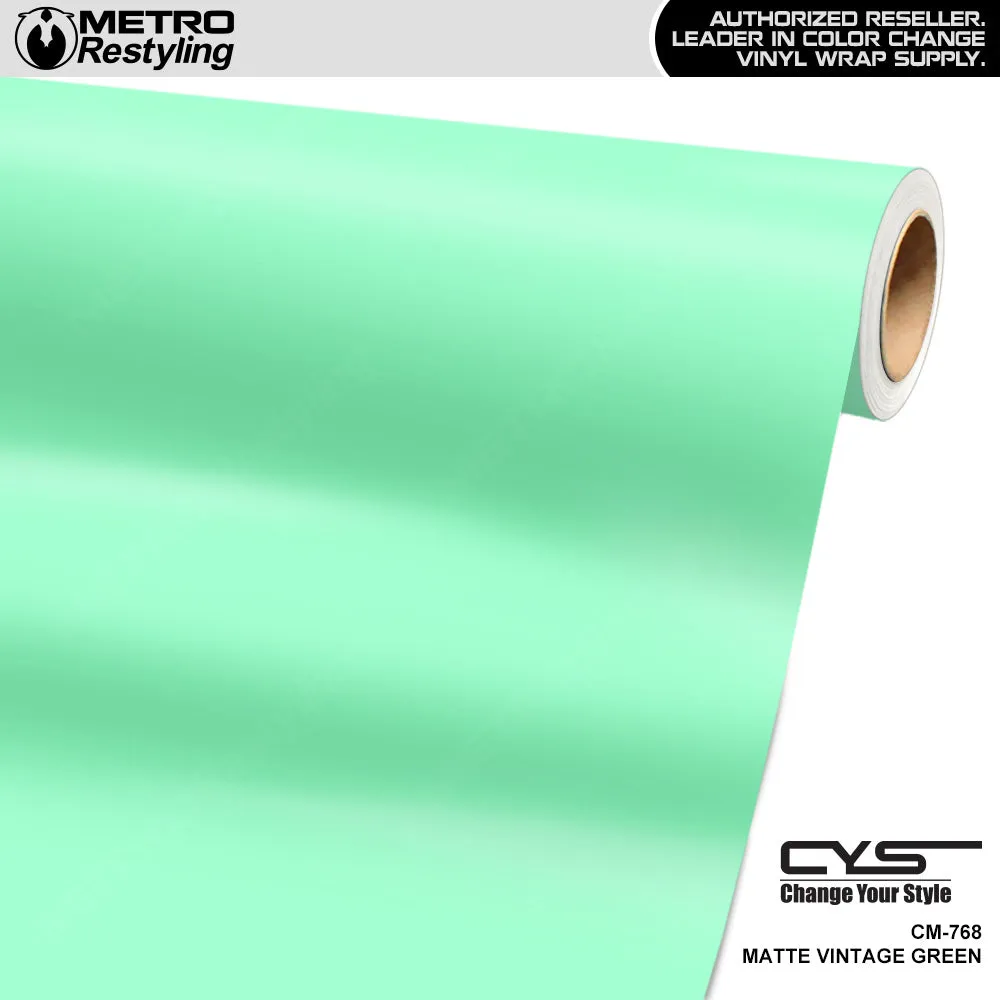 CYS Matte Vintage Green Vinyl Wrap | CM-768
