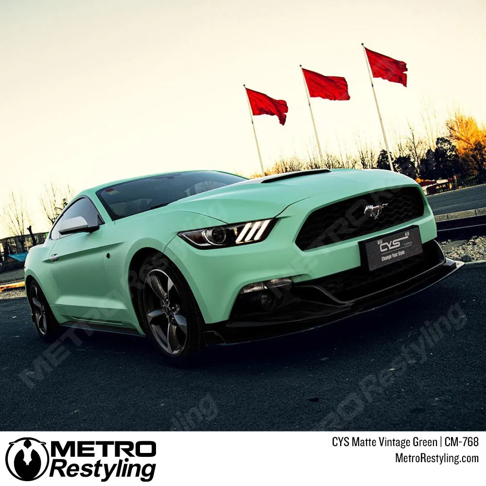 CYS Matte Vintage Green Vinyl Wrap | CM-768