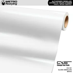 CYS Super Gloss Absolute White Vinyl Wrap | CG-101