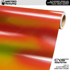 CYS Super Gloss Ammolite Gemstone Chrome Vinyl Wrap | CGC-13