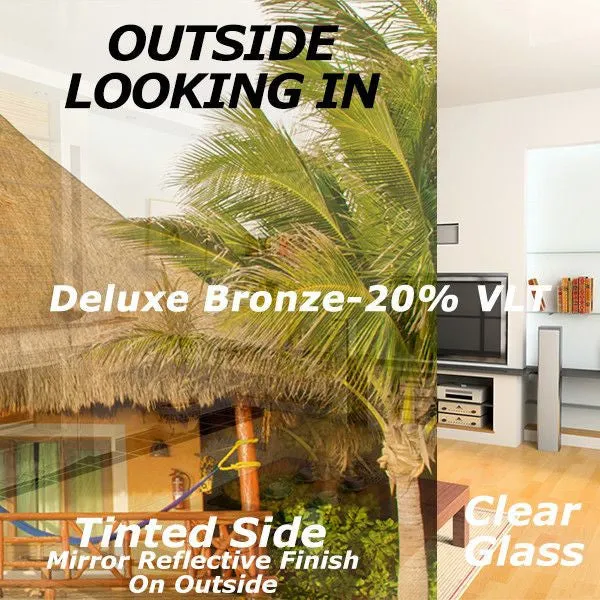 Deluxe Bronze Window Tinting Film 20% VLT