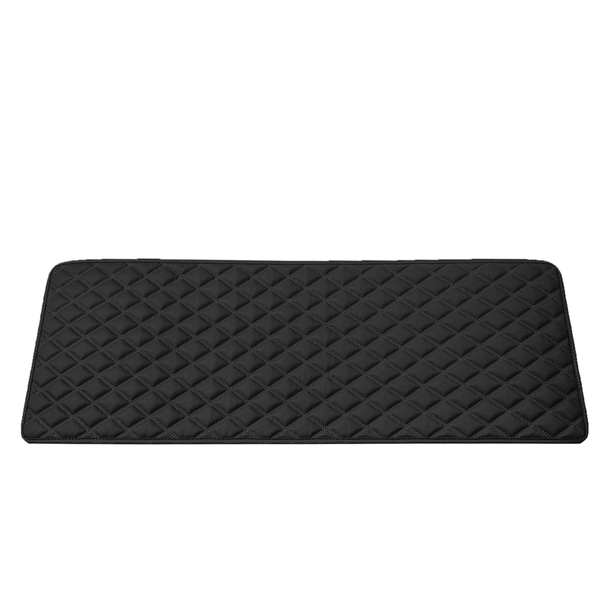 Deluxe Heavy-Duty Diamond Pattern Multi-Purpose Non-Slip Faux Leather Cargo Liner Black, 14