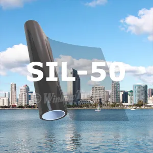 Deluxe Silver Window Tinting Film 50% VLT