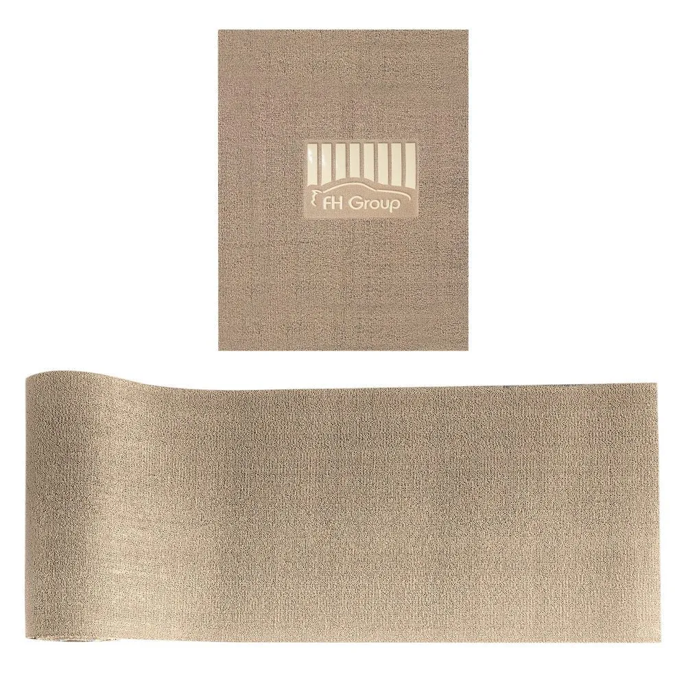 DIY Ultra Waterproof Trimmable Non-Slip Vinyl Floor Mats Beige