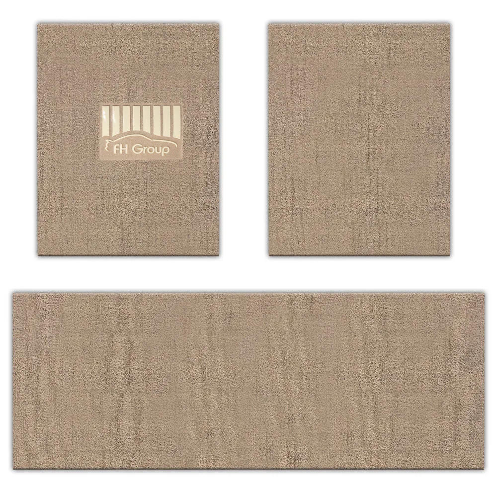 DIY Ultra Waterproof Trimmable Non-Slip Vinyl Floor Mats Beige