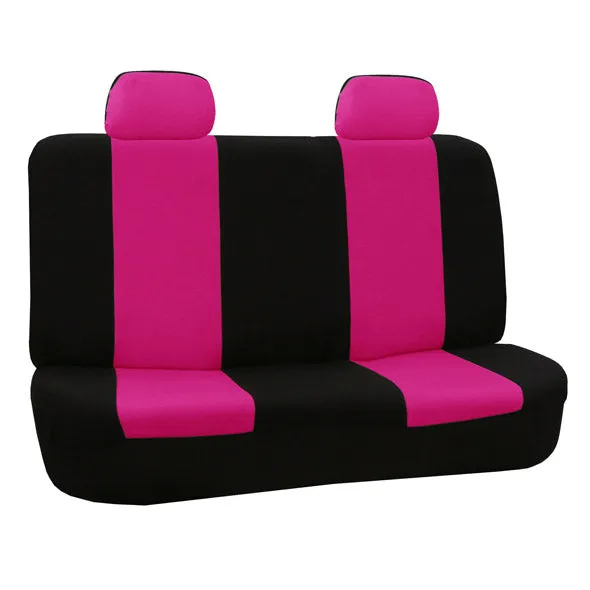 Flat Cloth Seat Covers - Full Set Pink