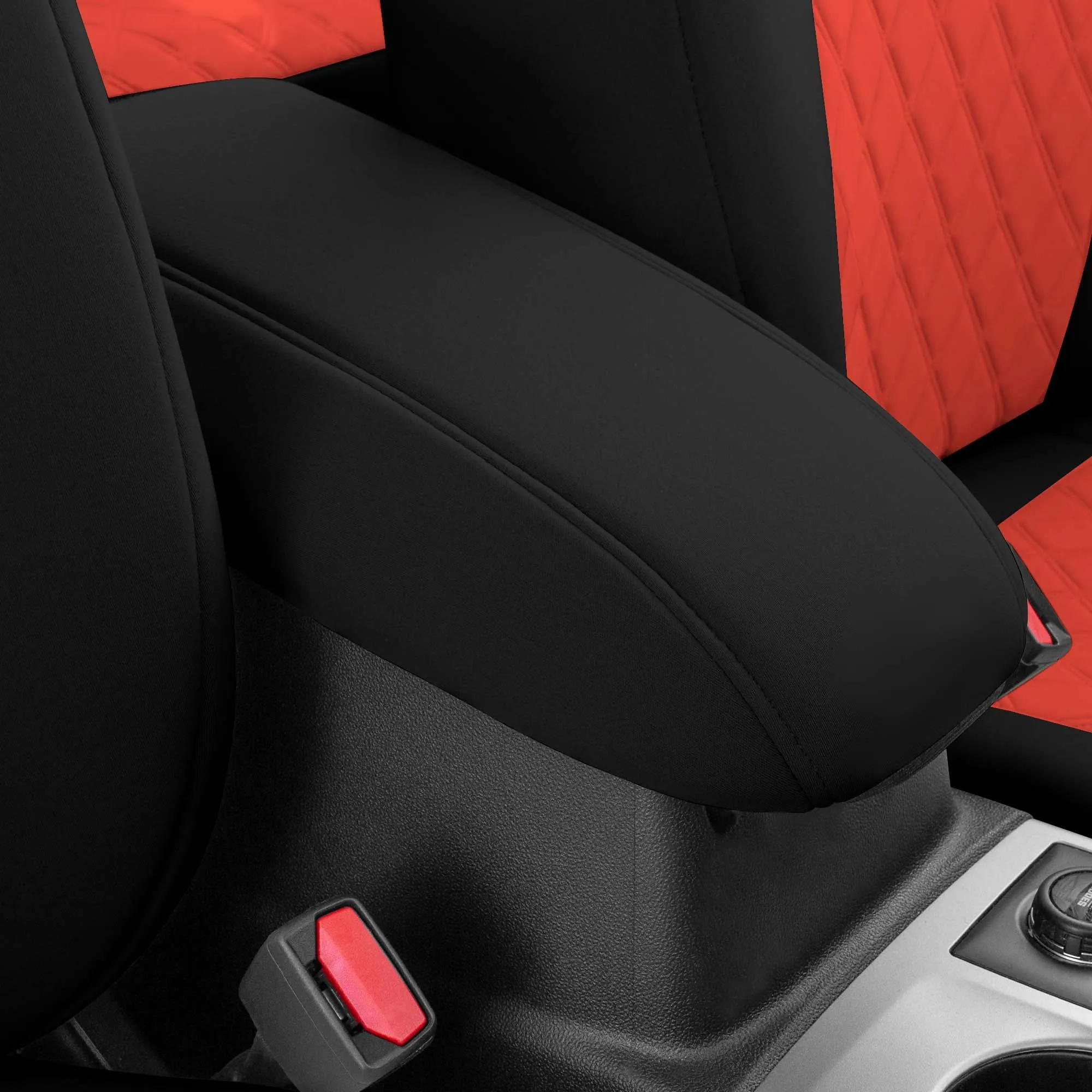 Ford Bronco Sport 2021-2024 - Front Set Seat Covers  -  Red Ultraflex Neoprene