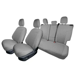 Ford Bronco Sport 2021-2024 - Full Set Seat Covers  - Solid Gray Ultraflex Neoprene