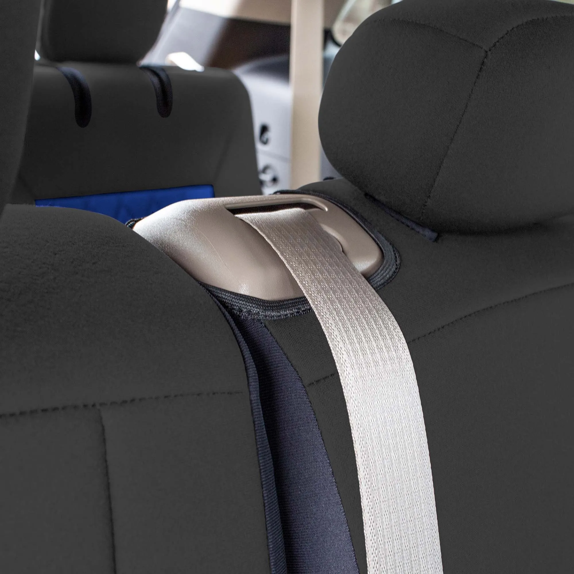 Ford Explorer Base 2020-2024  - 2nd Row Set Seat Covers  -  Blue Ultraflex Neoprene