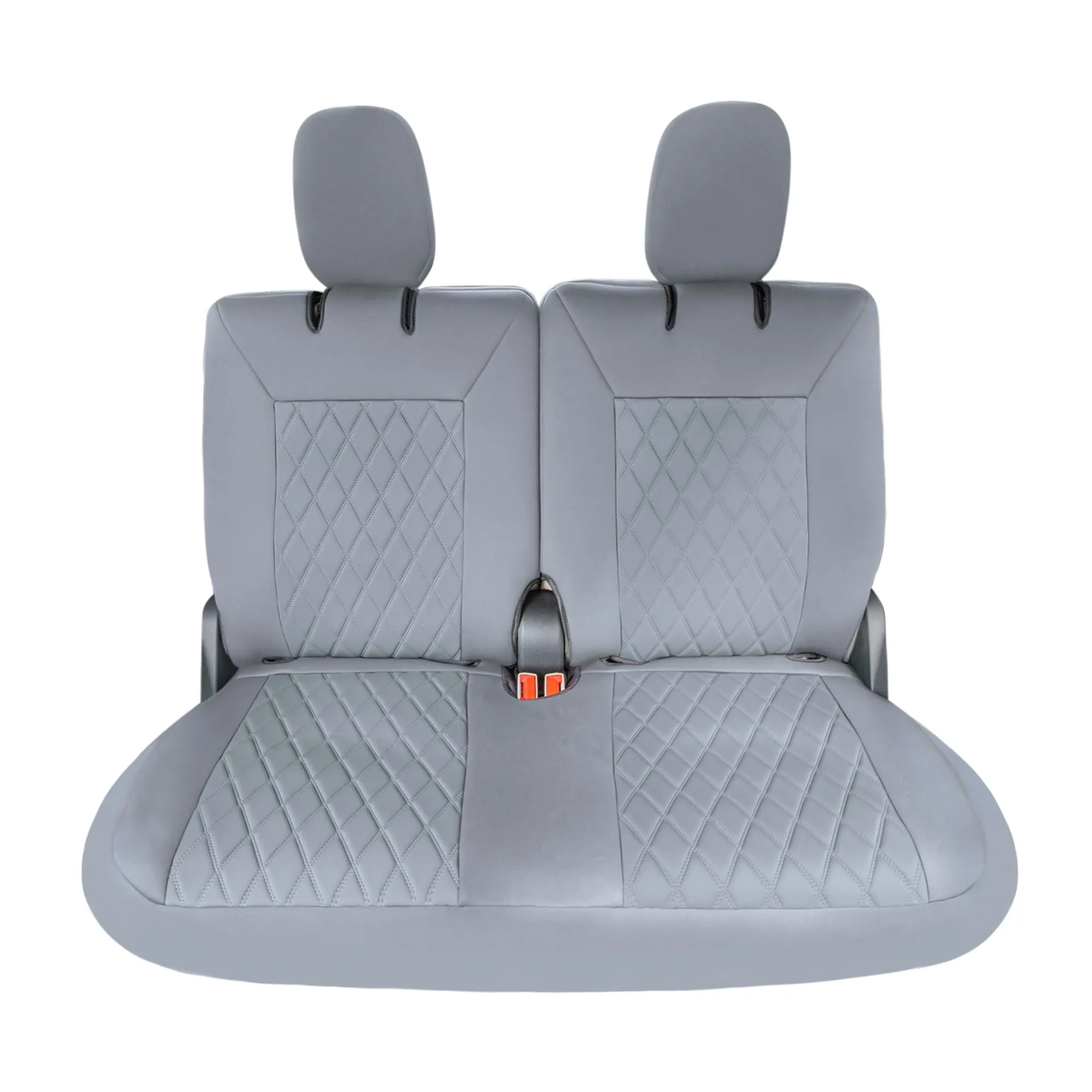 Ford Explorer Base 2020-2024  - 3rd Row Set Seat Covers  -  Solid Gray Ultraflex Neoprene
