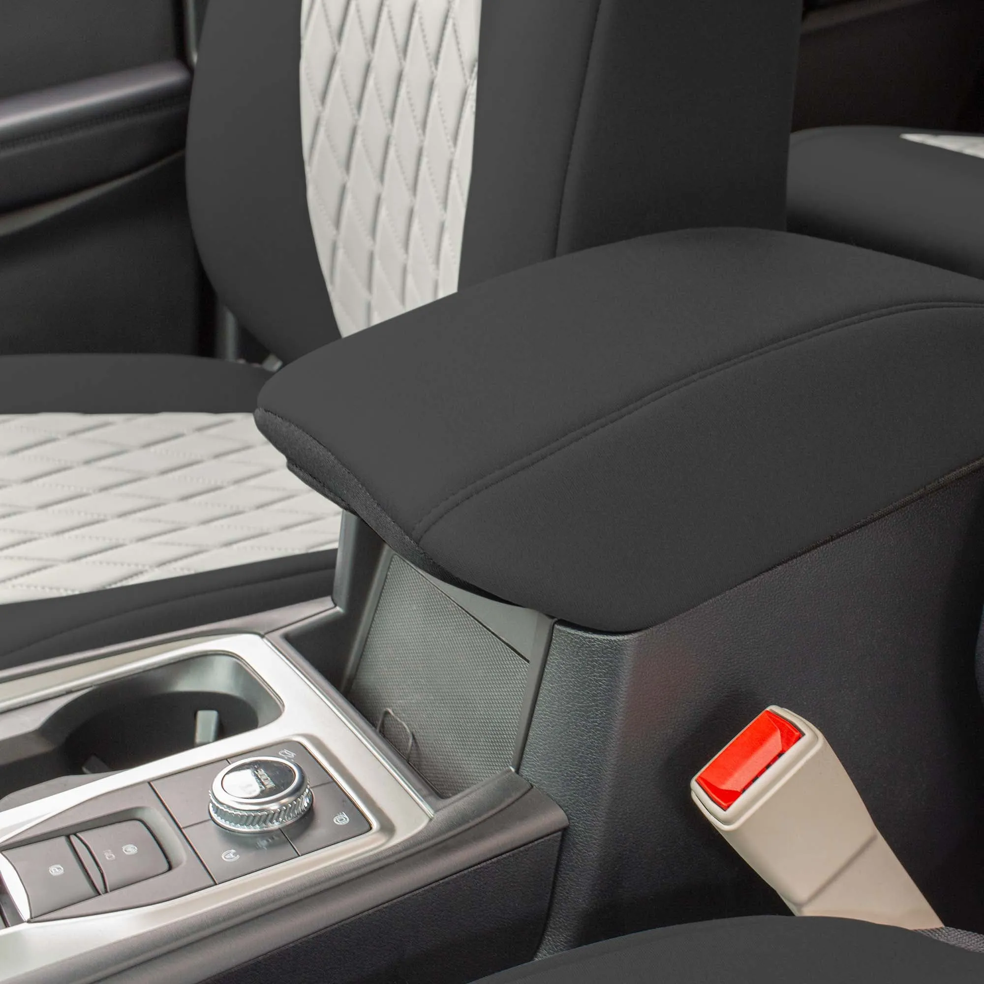 Ford Explorer Base 2020-2024  - Full Set Seat Covers  -  Beige Ultraflex Neoprene