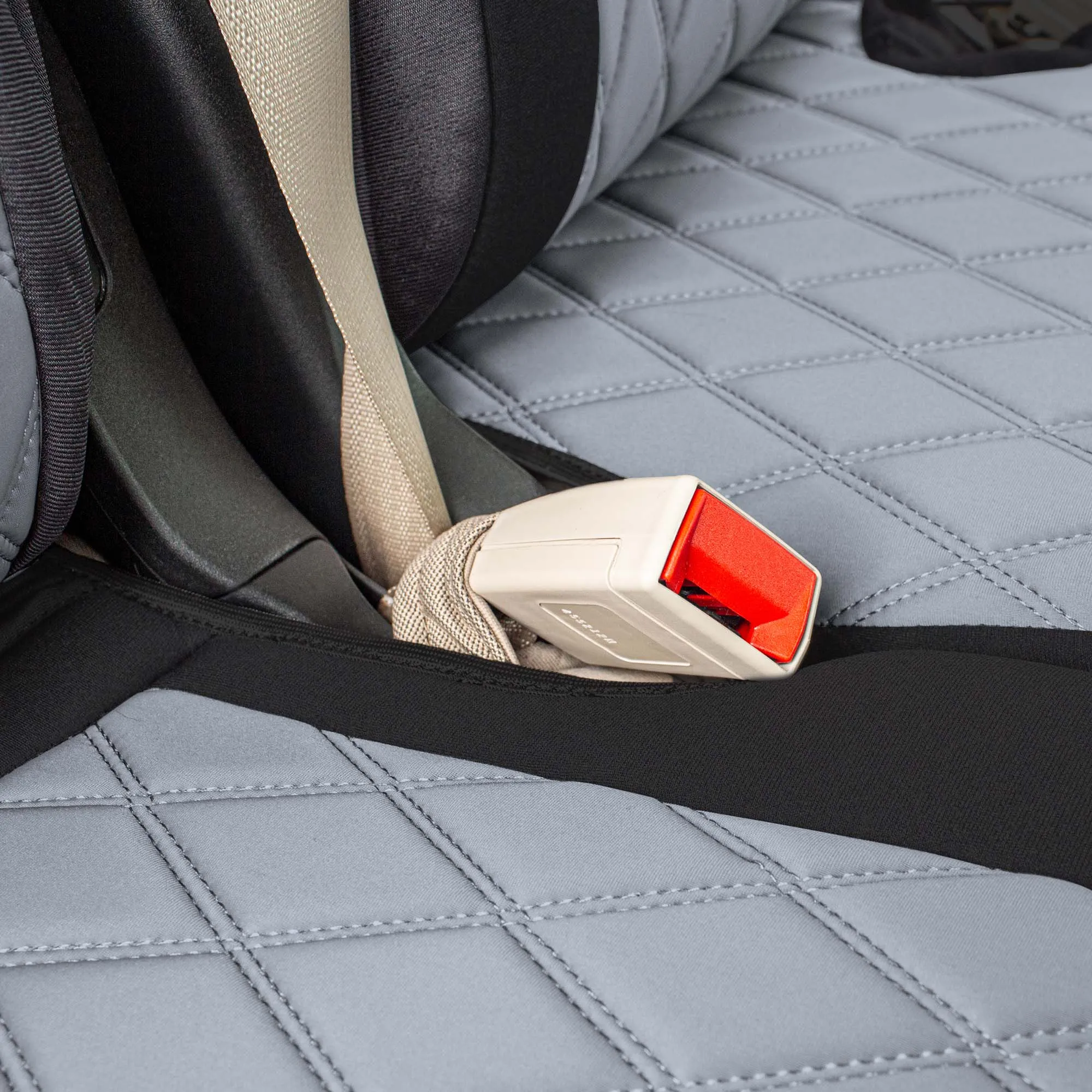 Ford Explorer Base 2020-2024  - Full Set Seat Covers  -  Gray Ultraflex Neoprene