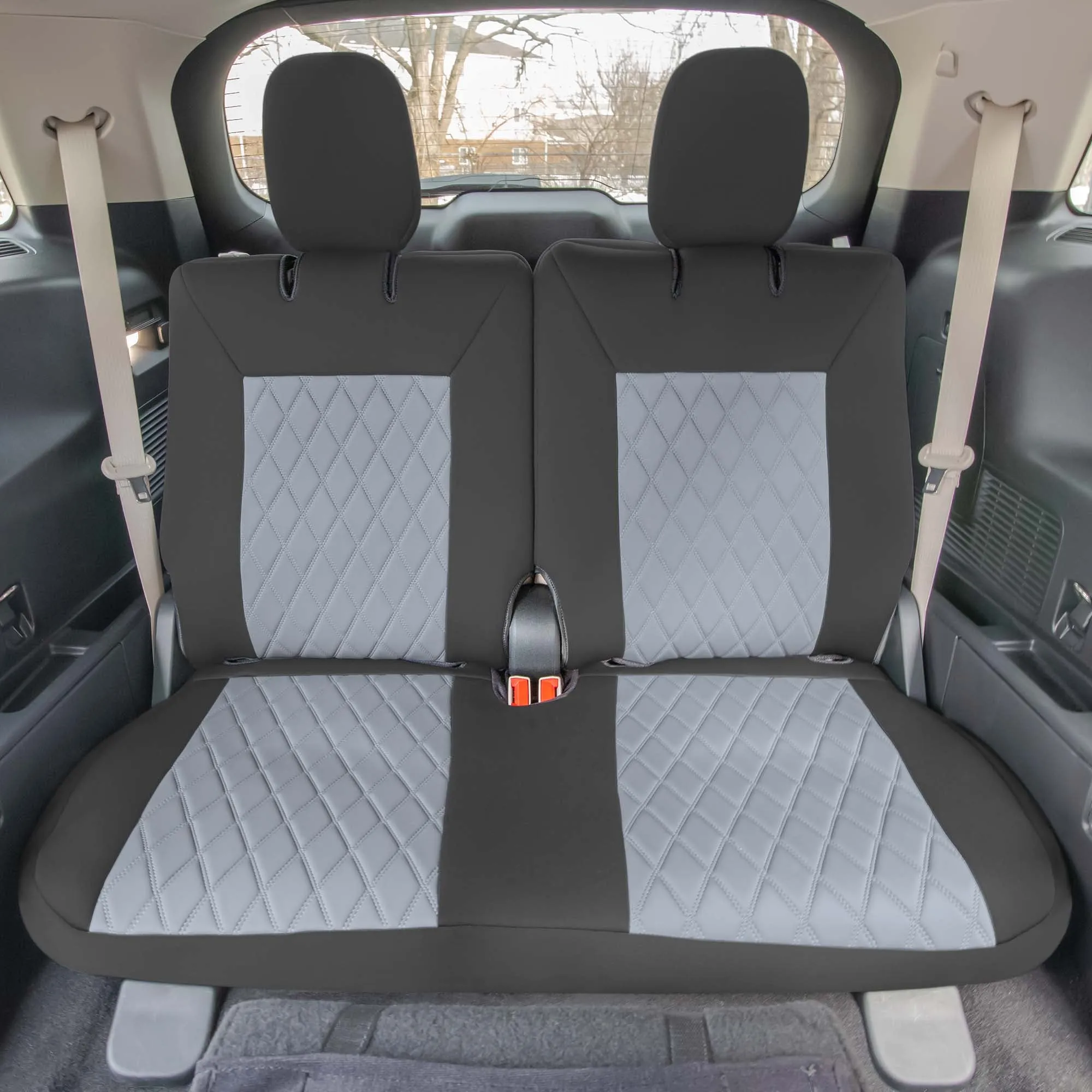 Ford Explorer Base 2020-2024  - Full Set Seat Covers  -  Gray Ultraflex Neoprene