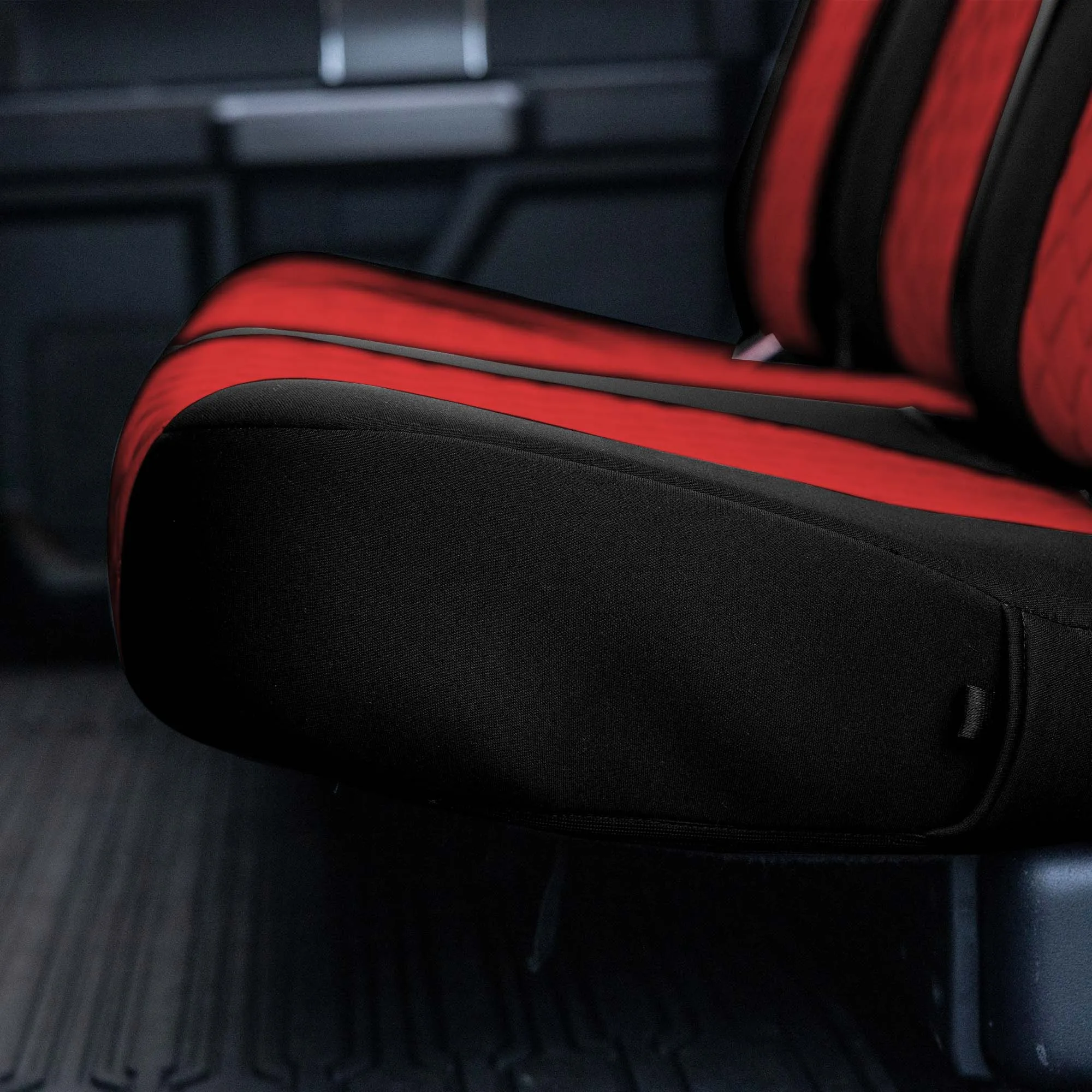 Ford F-150 2015-2024  - Ford F-250 F-350 F-450 2017-2022 - Full Set Seat Covers - Red Ultraflex Neoprene
