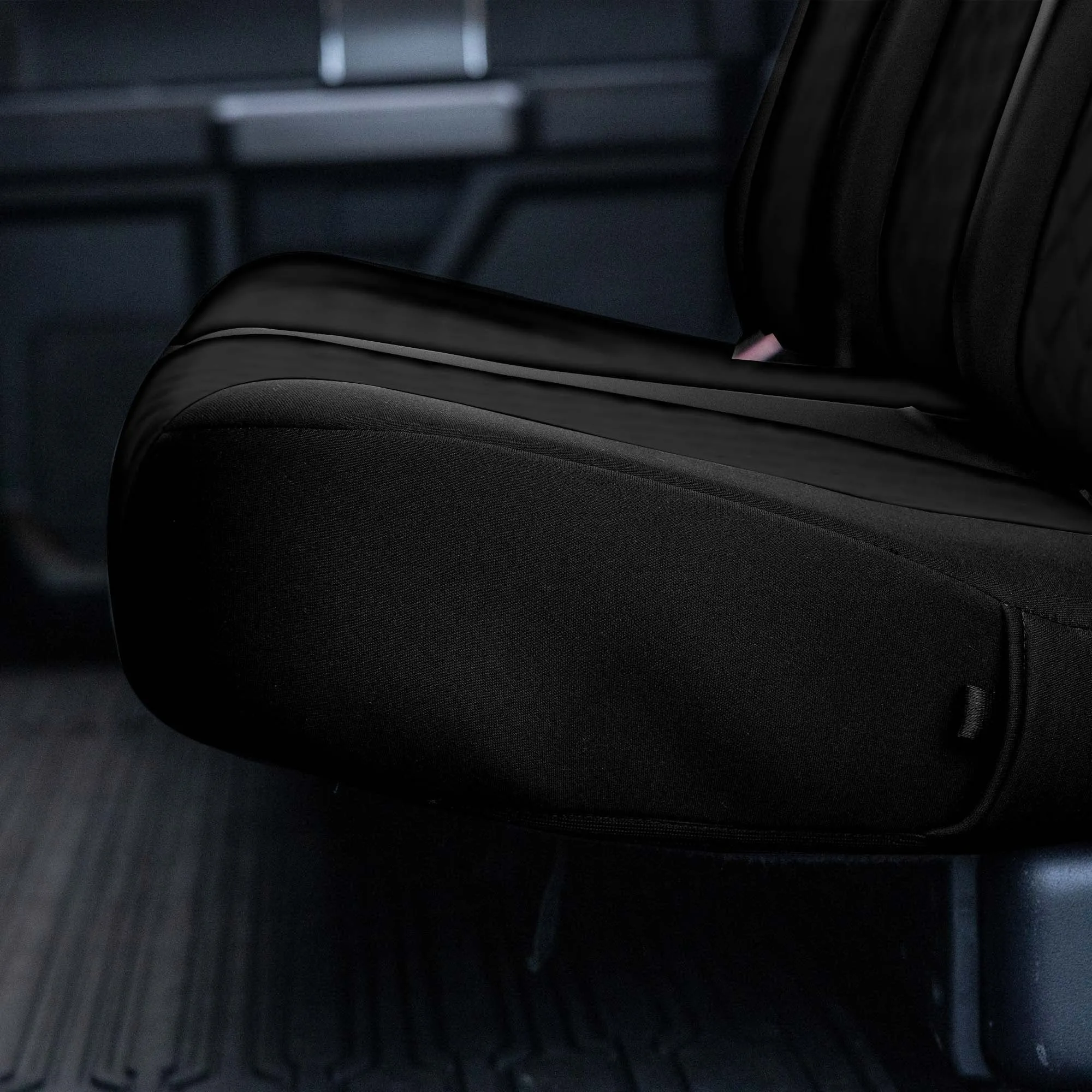 Ford F-150 2015-2024  - Ford F-250 F-350 F-450 2017-2022 - Rear Set Seat Covers - Black Ultraflex Neoprene