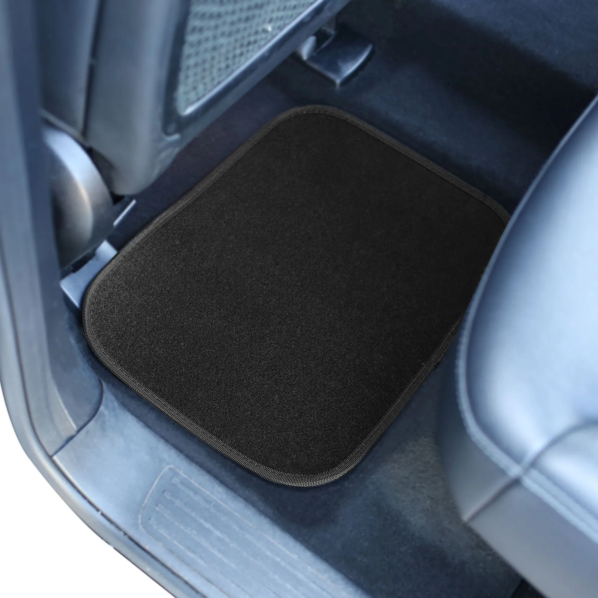 Galaxy13 Metallic Stripe Non-Slip Carpet Floor Mats - Full Set White