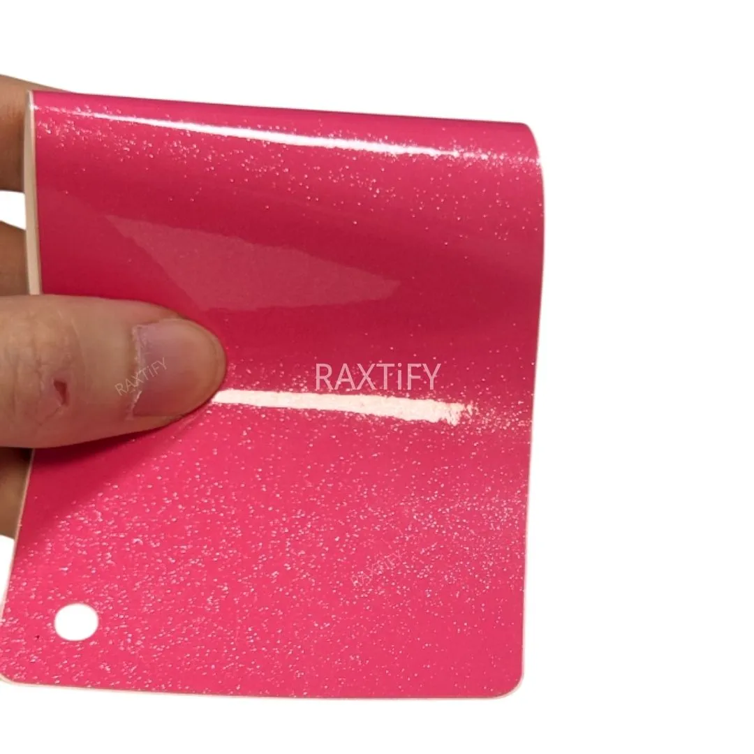 Gloss Diamond Pearl Azalea Pink Vinyl Wrap