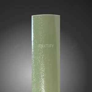 Gloss Diamond Pearl Light Khaki Green Vinyl Wrap