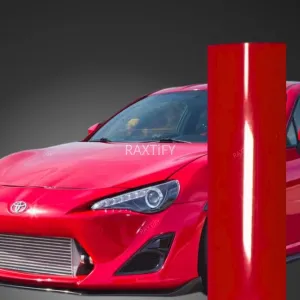 Gloss Hot Red Vinyl Wrap