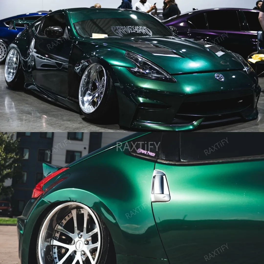 Gloss Metallic Agate Green Car Wrap