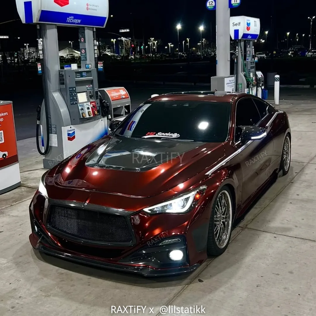 Gloss Metallic Dark Copper Car Wrap