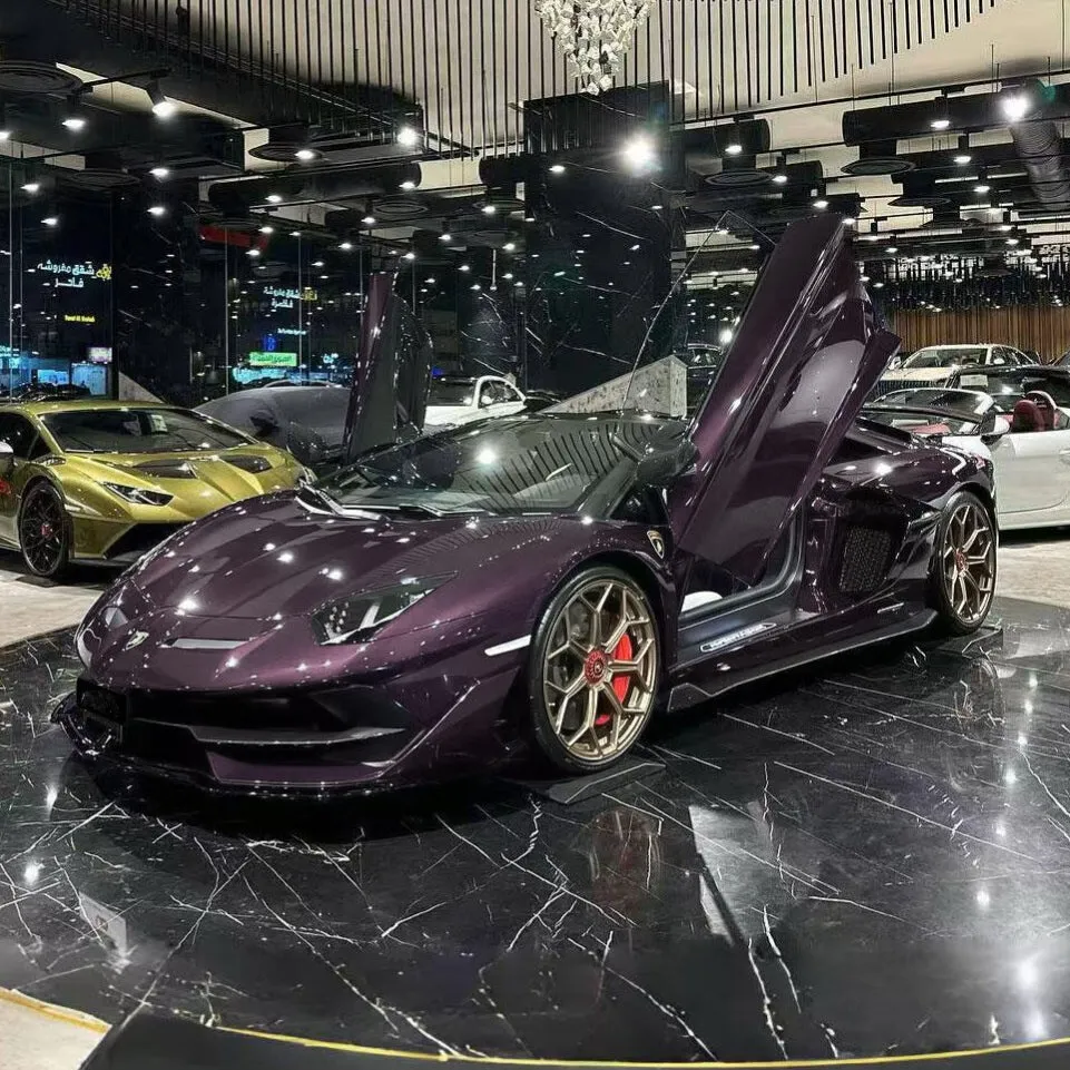 Gloss Metallic Eve Purple Vinyl Wrap