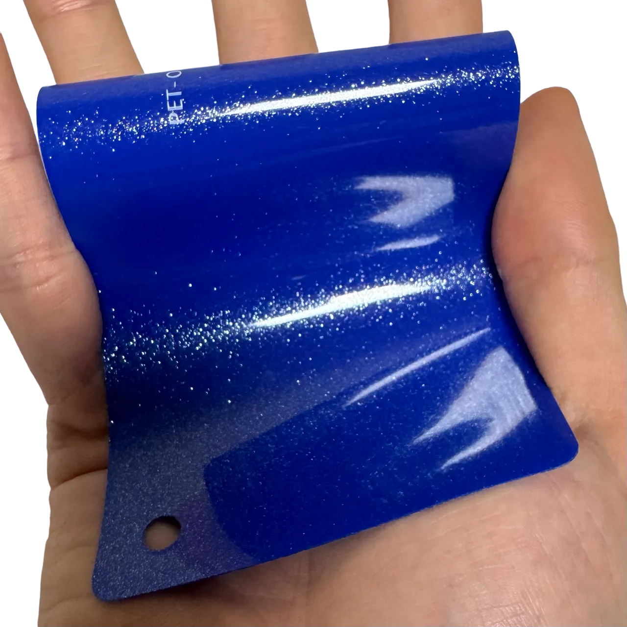 Gloss Metallic Glitter Dark Blue Car Wrap
