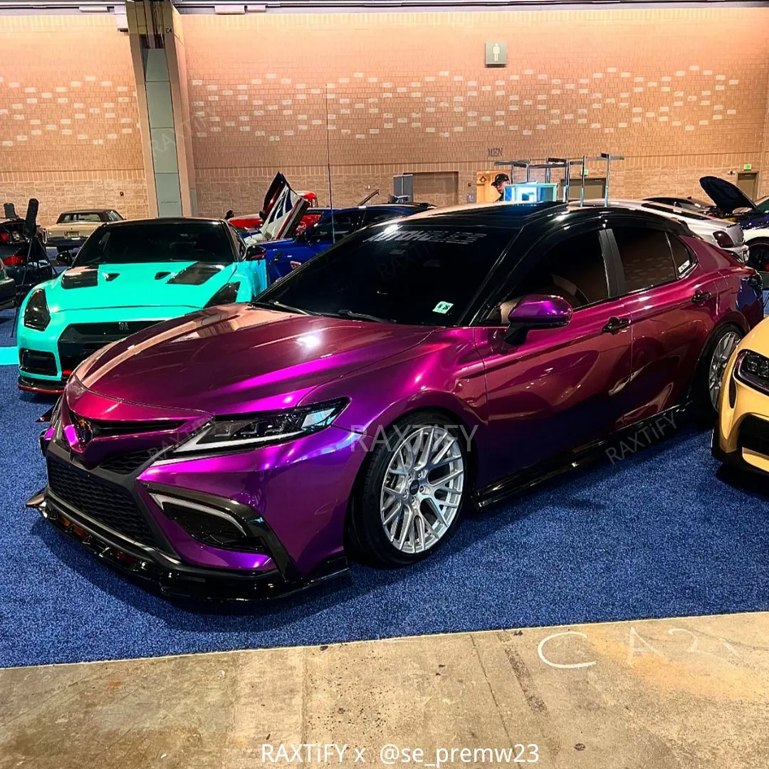 Gloss Metallic Grape Purple Vinyl Wrap