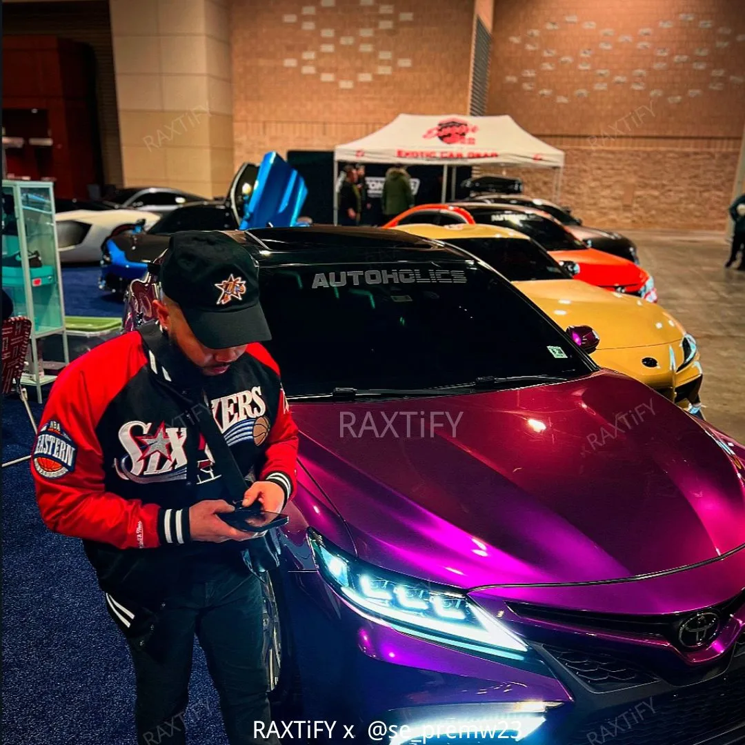 Gloss Metallic Grape Purple Vinyl Wrap