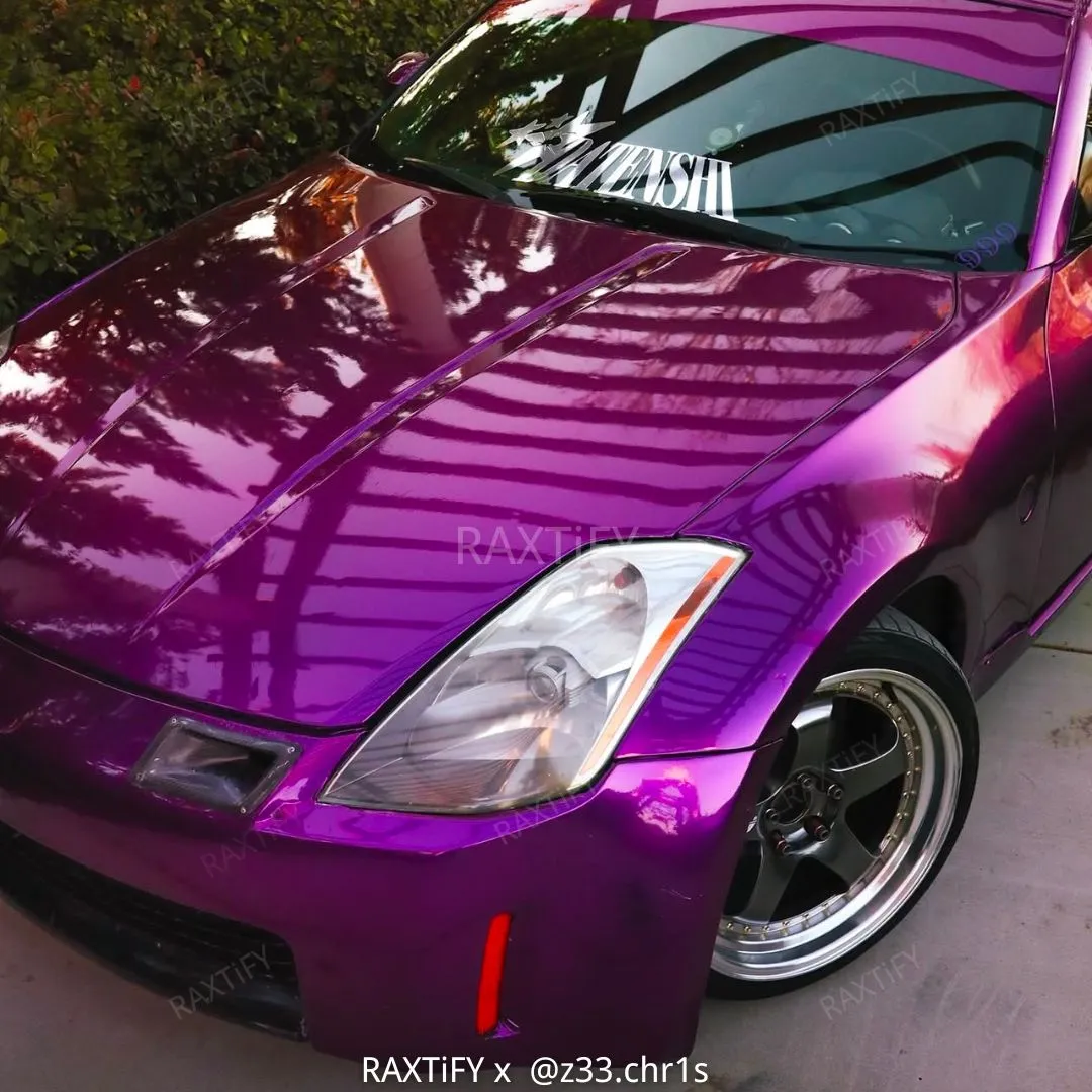 Gloss Metallic Grape Purple Vinyl Wrap