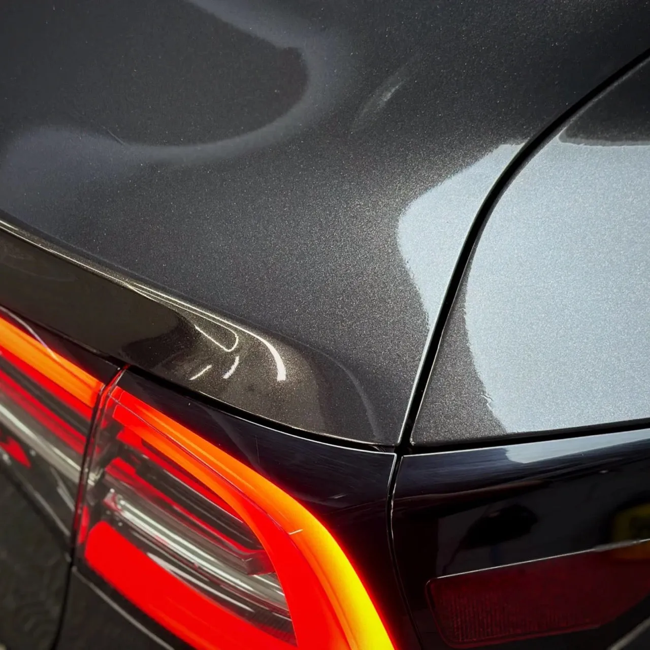 Gloss Metallic Graphite Gray Car Wrap