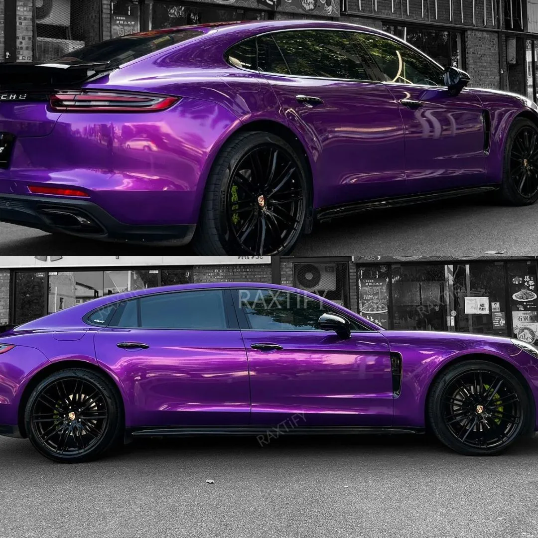 Gloss Metallic Imperial Purple Vinyl Wrap